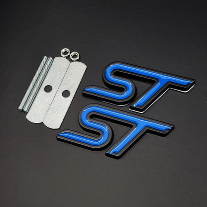 ST Metal Badge | Performance Blue Edition For Ford Models