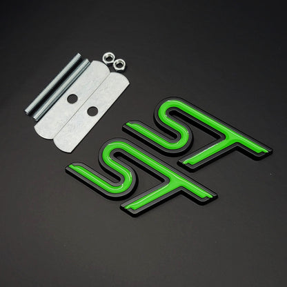 ST Metal Badge | Mean Green Edition For Ford Models
