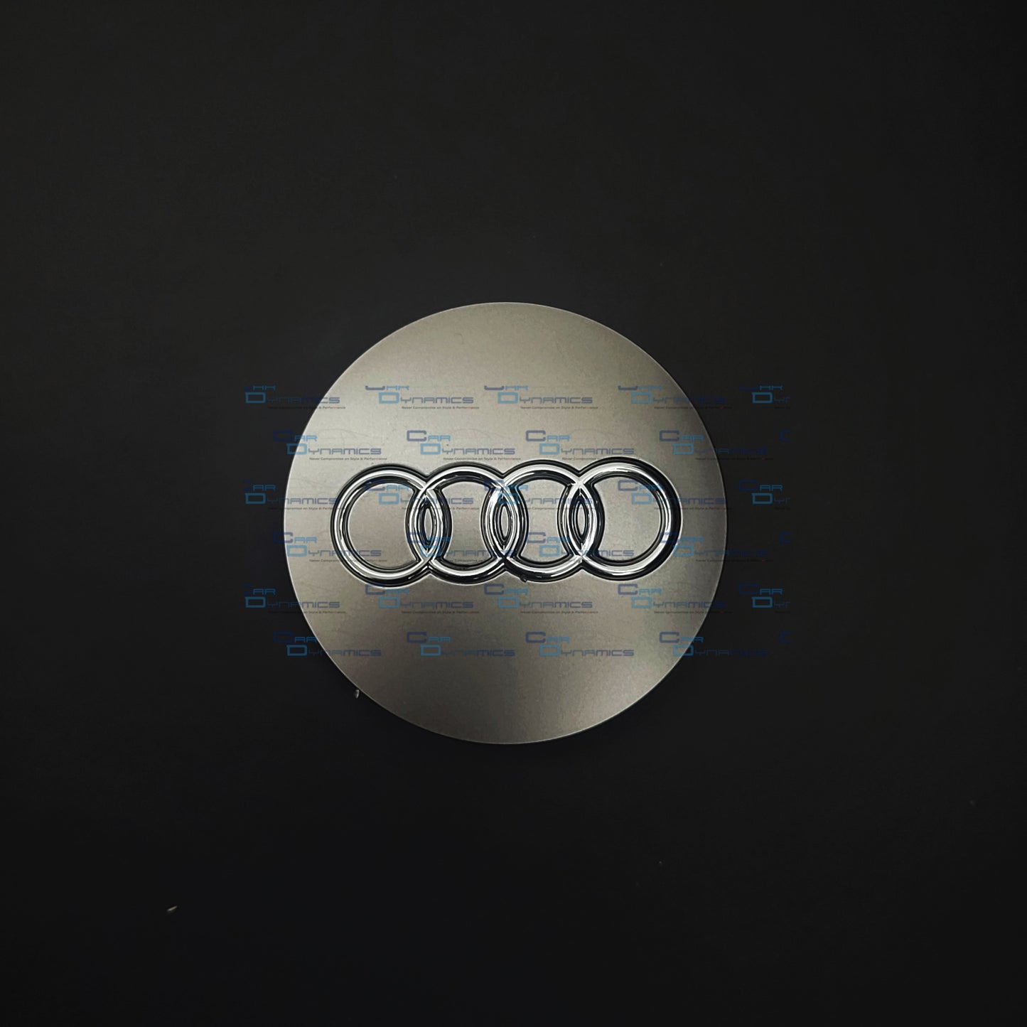 Set Of 4 Matte Grey Wheel Centre Caps | For Audi Models