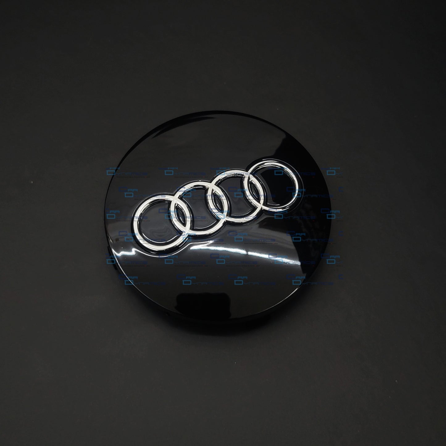 Set Of 4 Gloss Black Wheel Centre Caps | For Audi Models