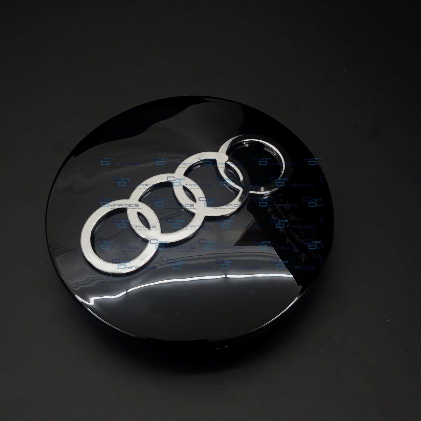 Set Of 4 Gloss Black Wheel Centre Caps | For Audi Models