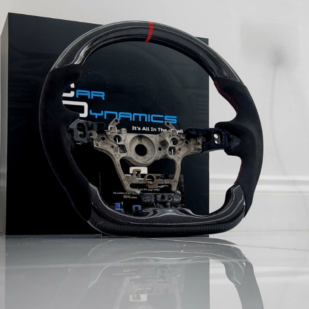 Toyota GR Yaris Bespoke Carbon Fibre Flat Bottom Steering Wheel