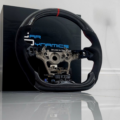 Toyota GR Yaris Bespoke Carbon Fibre Flat Bottom Steering Wheel