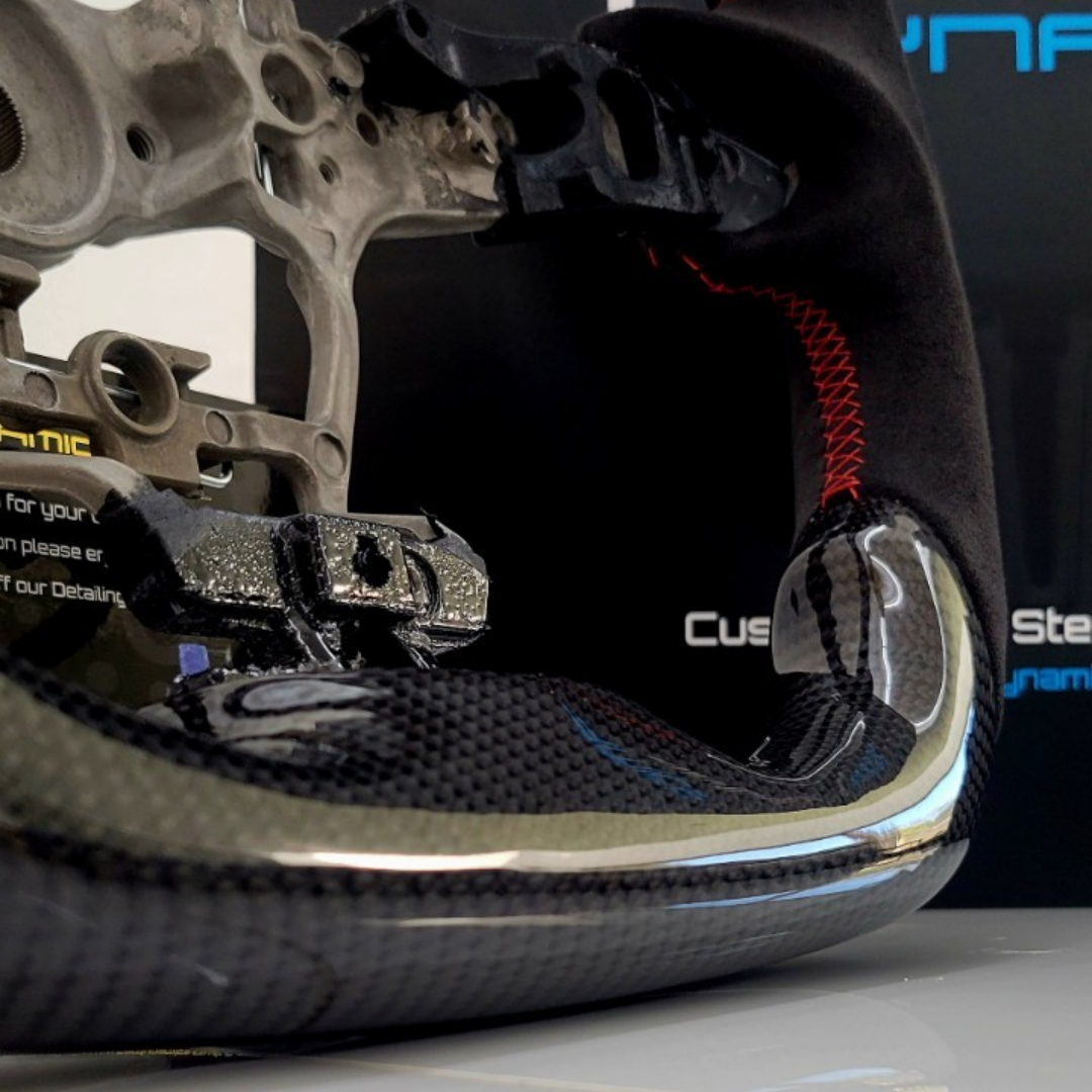 Toyota GR Yaris Bespoke Carbon Fibre Flat Bottom Steering Wheel