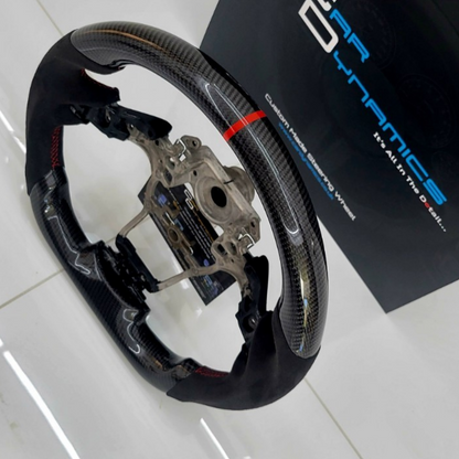 Toyota GR Yaris Bespoke Carbon Fibre Flat Bottom Steering Wheel