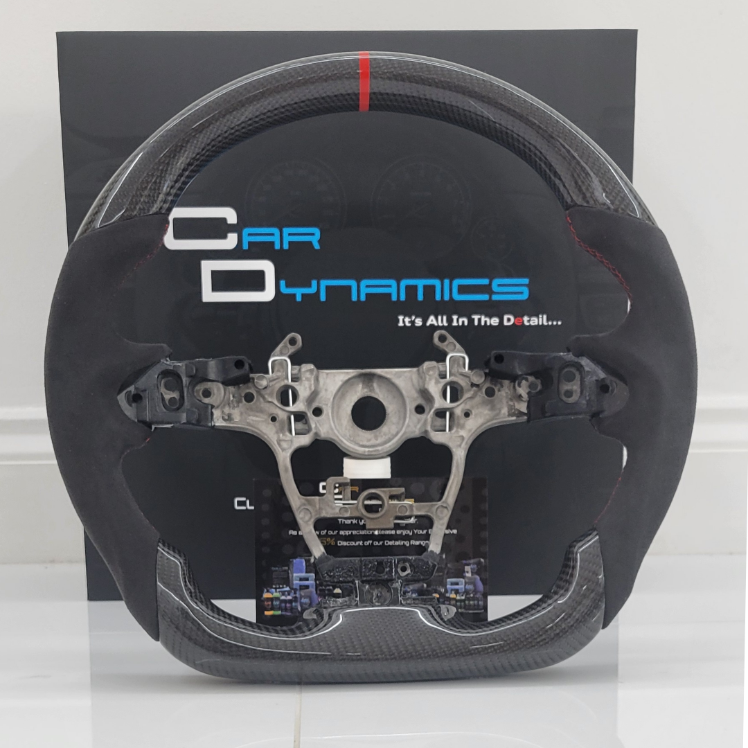 Toyota GR Yaris Bespoke Carbon Fibre Flat Bottom Steering Wheel