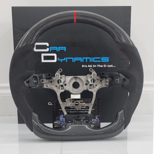 Toyota GR Yaris Bespoke Carbon Fibre Flat Bottom Steering Wheel