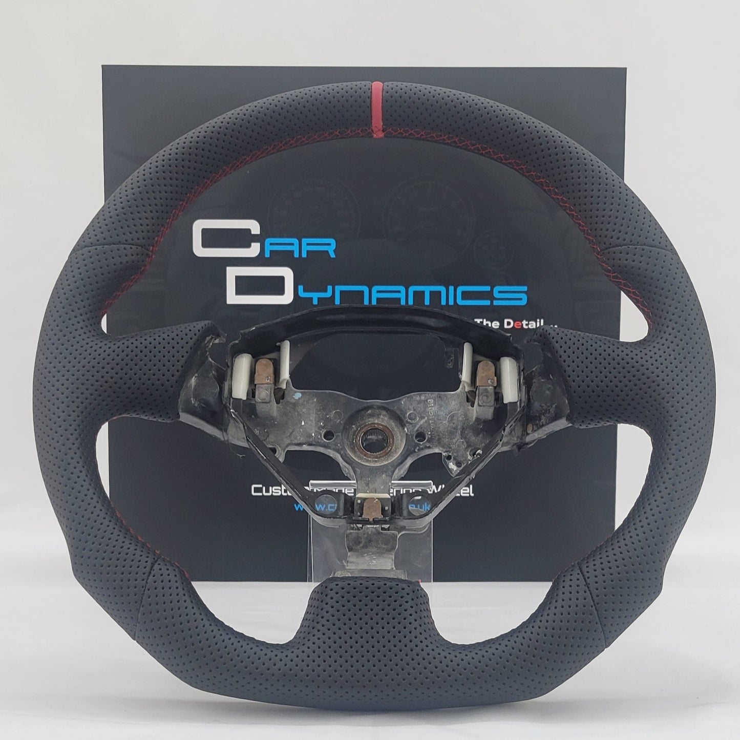 Toyota MR2 Bespoke Flat Bottom Steering Wheel | Super Red Edition