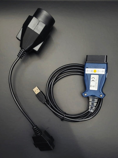 Updated K+DCAN Blue Cable For OBD Diagnostics INPA & ISTA Compatible Cable