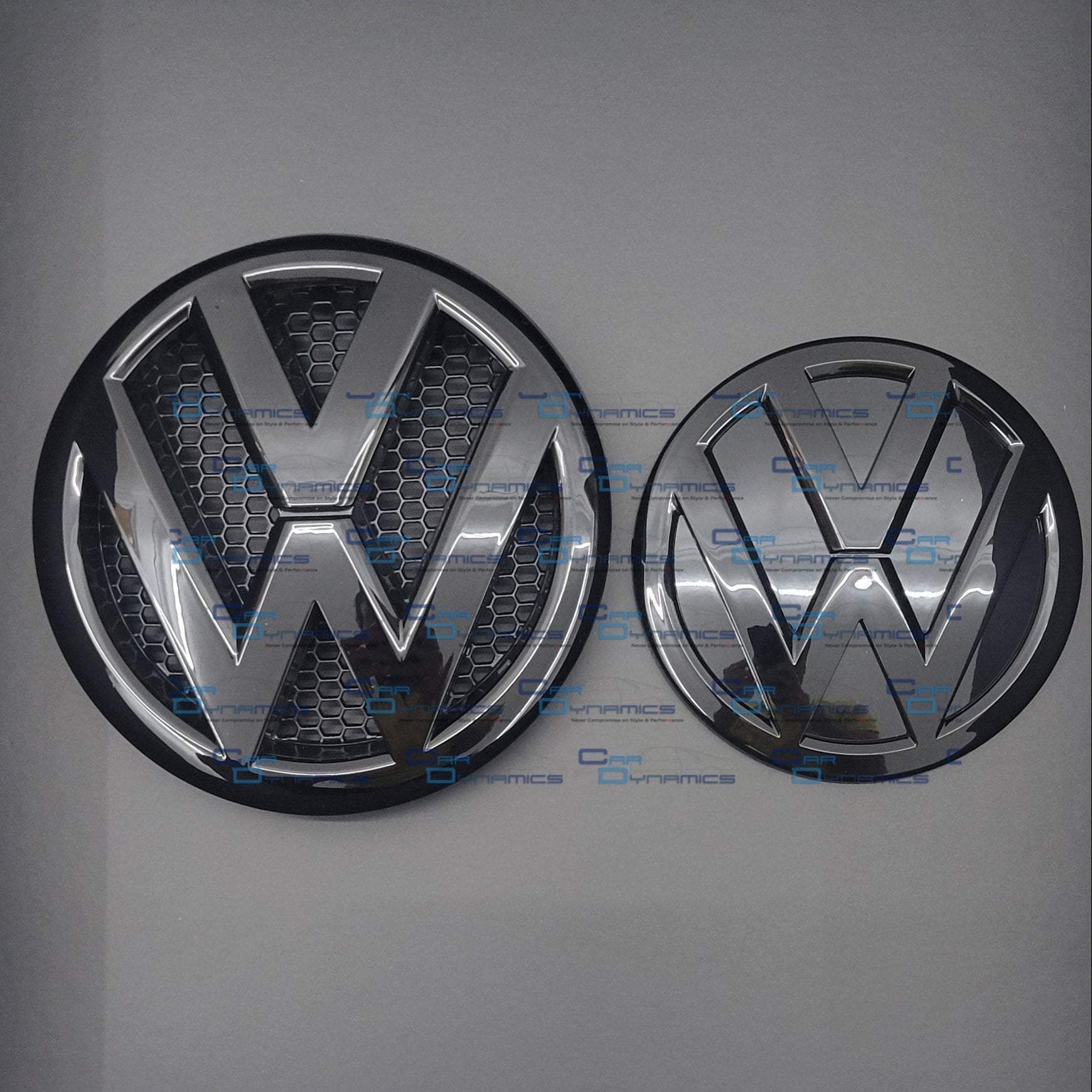 Transporter T5 Gloss Black Front & Rear Badge | Replacement Volkswagen ...