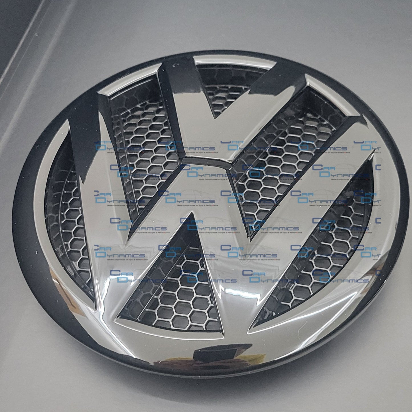 VW Transporter T5 Blacked Out Front & Rear Emblem | Gloss Black Badge 7E0853601CD