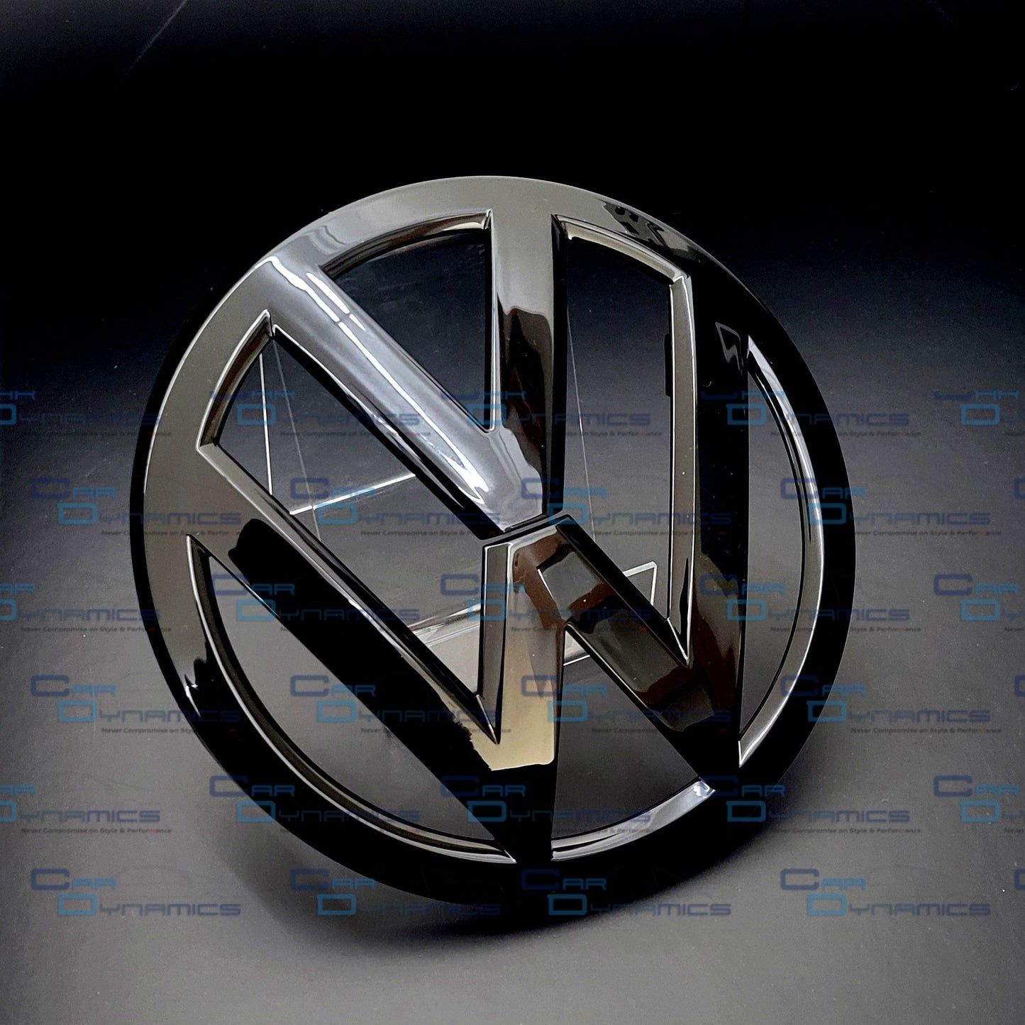 VW Transporter T6 Blacked Out Front & Rear Emblem | Gloss Black Badge