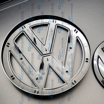 VW Transporter T6 Blacked Out Front & Rear Emblem | Gloss Black Badge