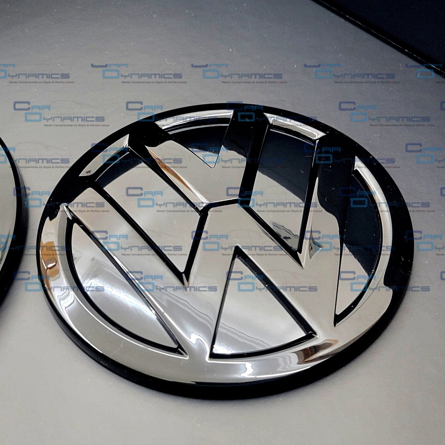 VW Transporter T6 Blacked Out Front & Rear Emblem | Gloss Black Badge