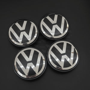 63mm Wheel Centre Caps Compatible with Selected VW / Volkswagen Wheels