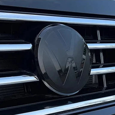 Volkswagen Blacked Out Front & Rear Emblem | Matte Black Badge Overlay
