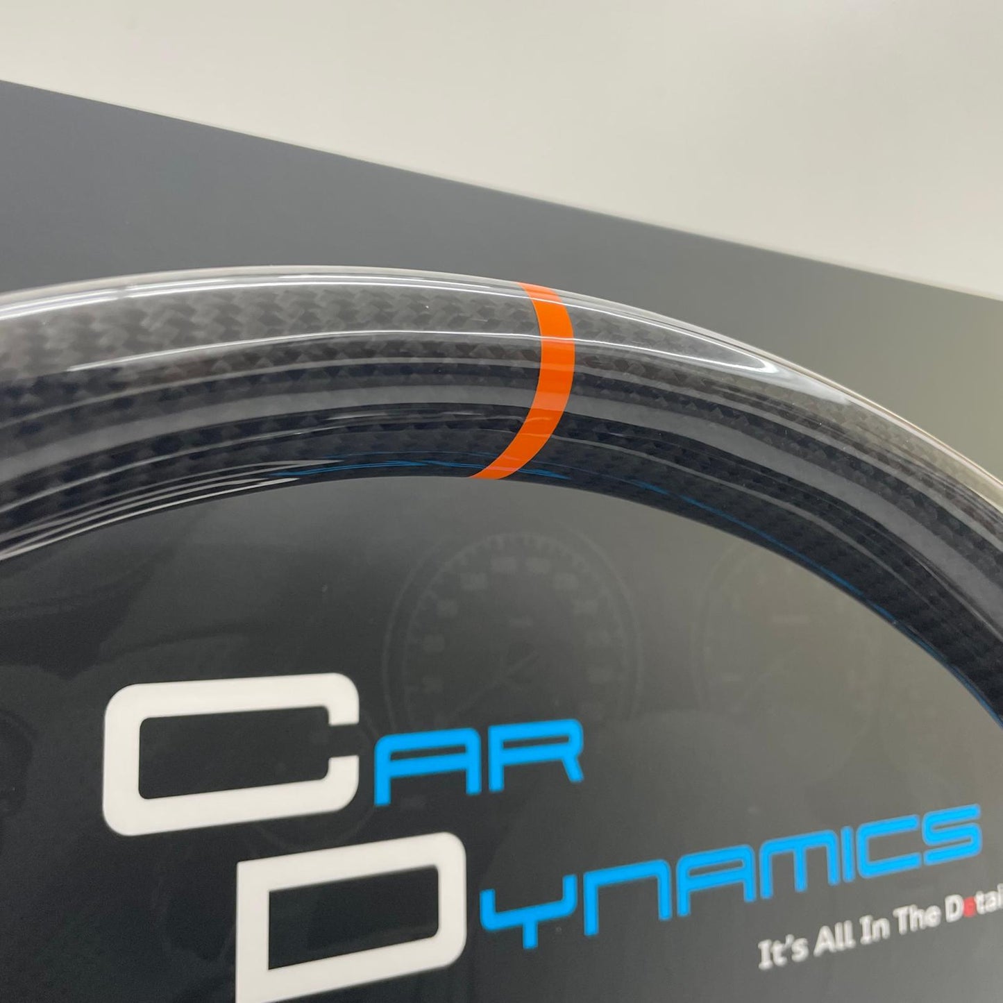 Volkswagen Custom Carbon Fibre Flat Bottom Steering Wheel Transporter T6 | RAC Orange Edition