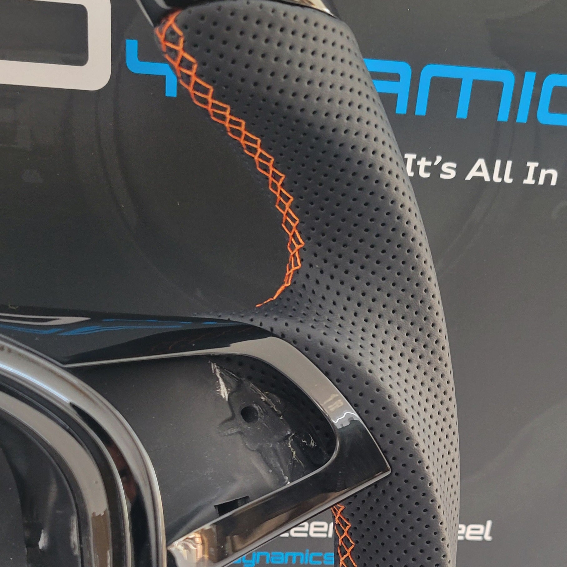 RAC Orange stitching