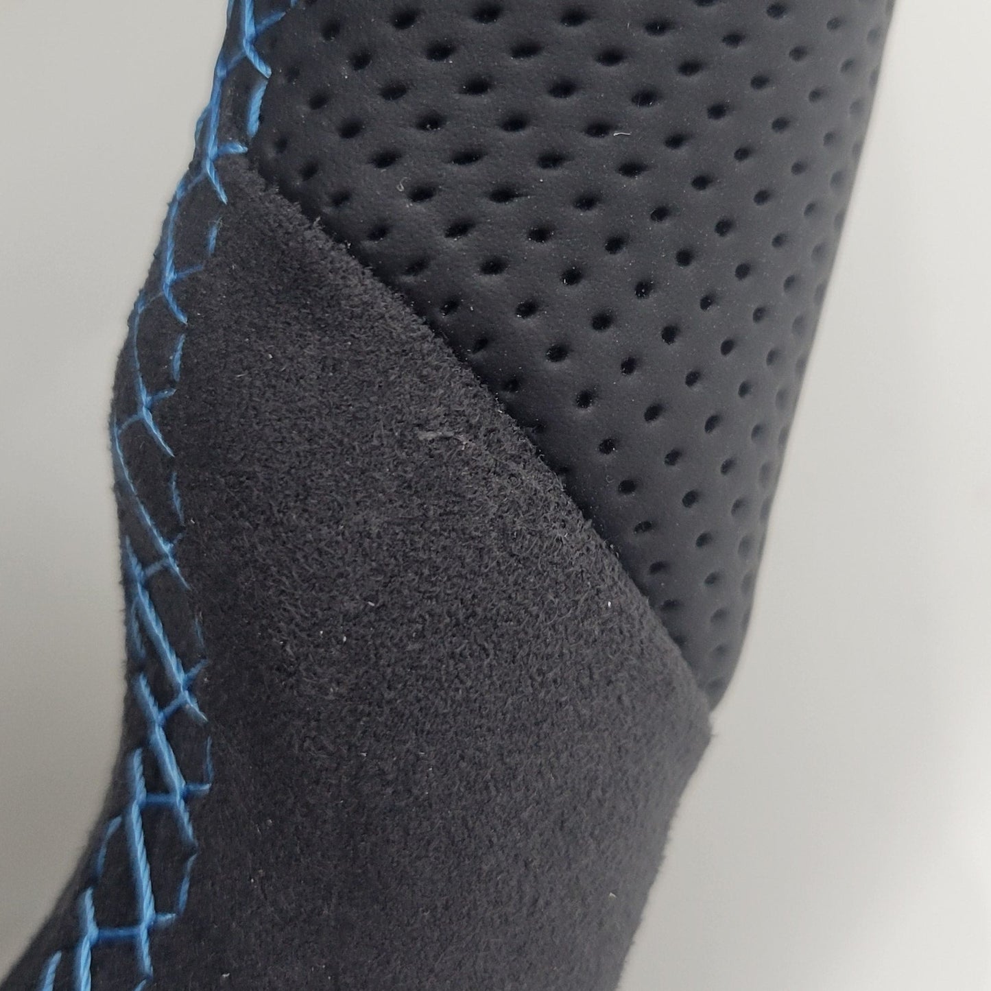 Volkswagen T6 Custom Alcantara & Leather Flat Bottom Steering Wheel | Gulf Blue Edition | T6 Transporter