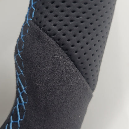 Volkswagen T6 Custom Alcantara & Leather Flat Bottom Steering Wheel | Gulf Blue Edition | T6 Transporter