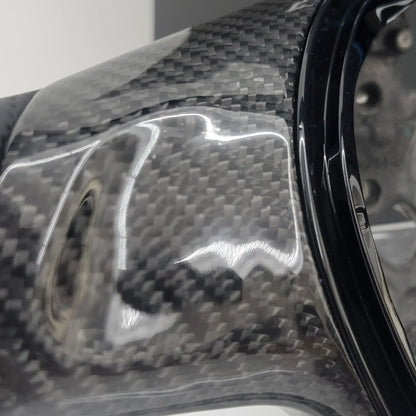 VolkswagenT6CustomCarbonFibre_LeatherFlatBottomSteeringWheelPorscheEditionT6TransporterNonMultifunctionalVersion_6 - Car Dynamics 