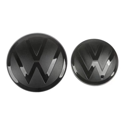 Volkswagen Blacked Out Front & Rear Emblem | Matte Black Badge Overlay