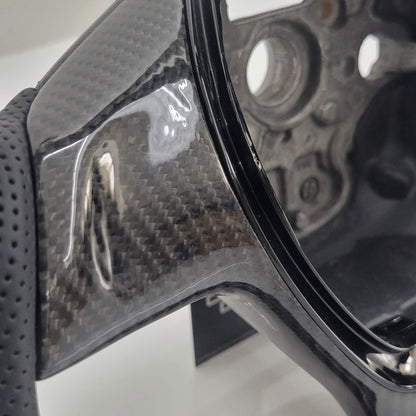 Volkswagen T6 Custom Carbon Fibre Flat Bottom Steering Wheel Transporter