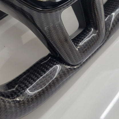 Volkswagen T6 Custom Carbon Fibre Flat Bottom Steering Wheel Transporter