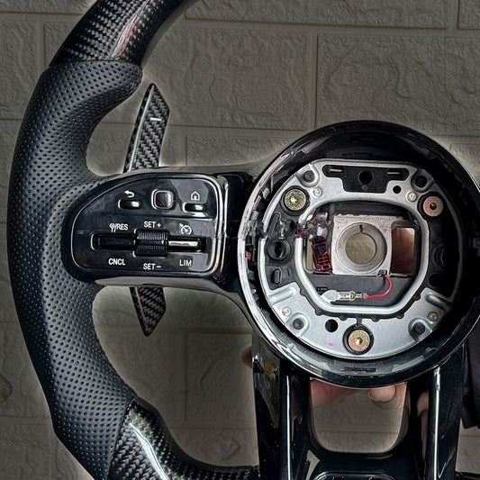 Mercedes Benz Custom AMG Carbon Fibre Steering Wheel C63 S63 C63S CLS63 E63 CLE image 1