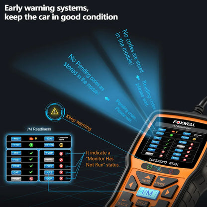 FOXWELL NT301 Car OBD2 EOBD Automotive Scanner image 4