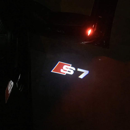 Audi S7 LED Car Door Projection Puddle 4 Lights image 0