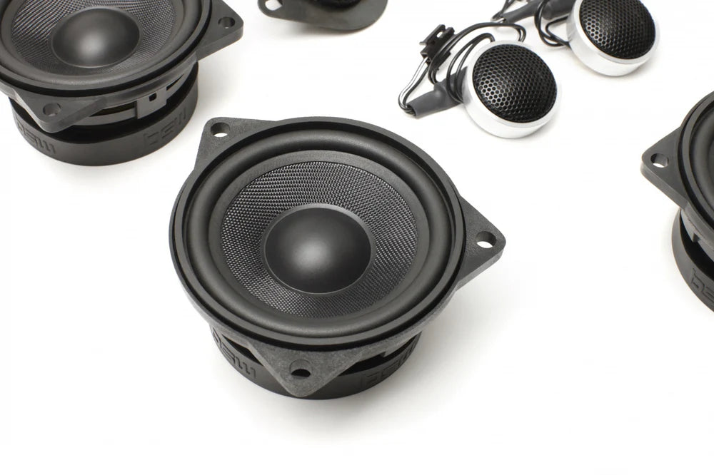Bavsound Stage One BMW Speaker Upgrade E60/E61 Sedan/Wagon w/ Premium Top Hi-Fi image 1