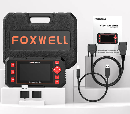 Foxwell NT604 Elite OBD2 Scanner Engine ABS SRS Transmission Diagnostic Tool image 2