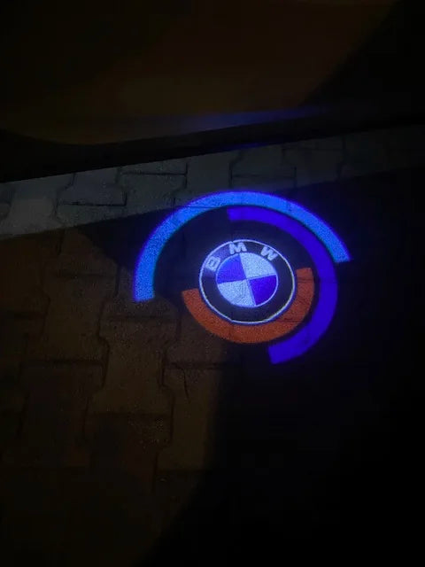 BMW 50th Anniversary LED Projection Car Door Puddle 4 Lights image 0