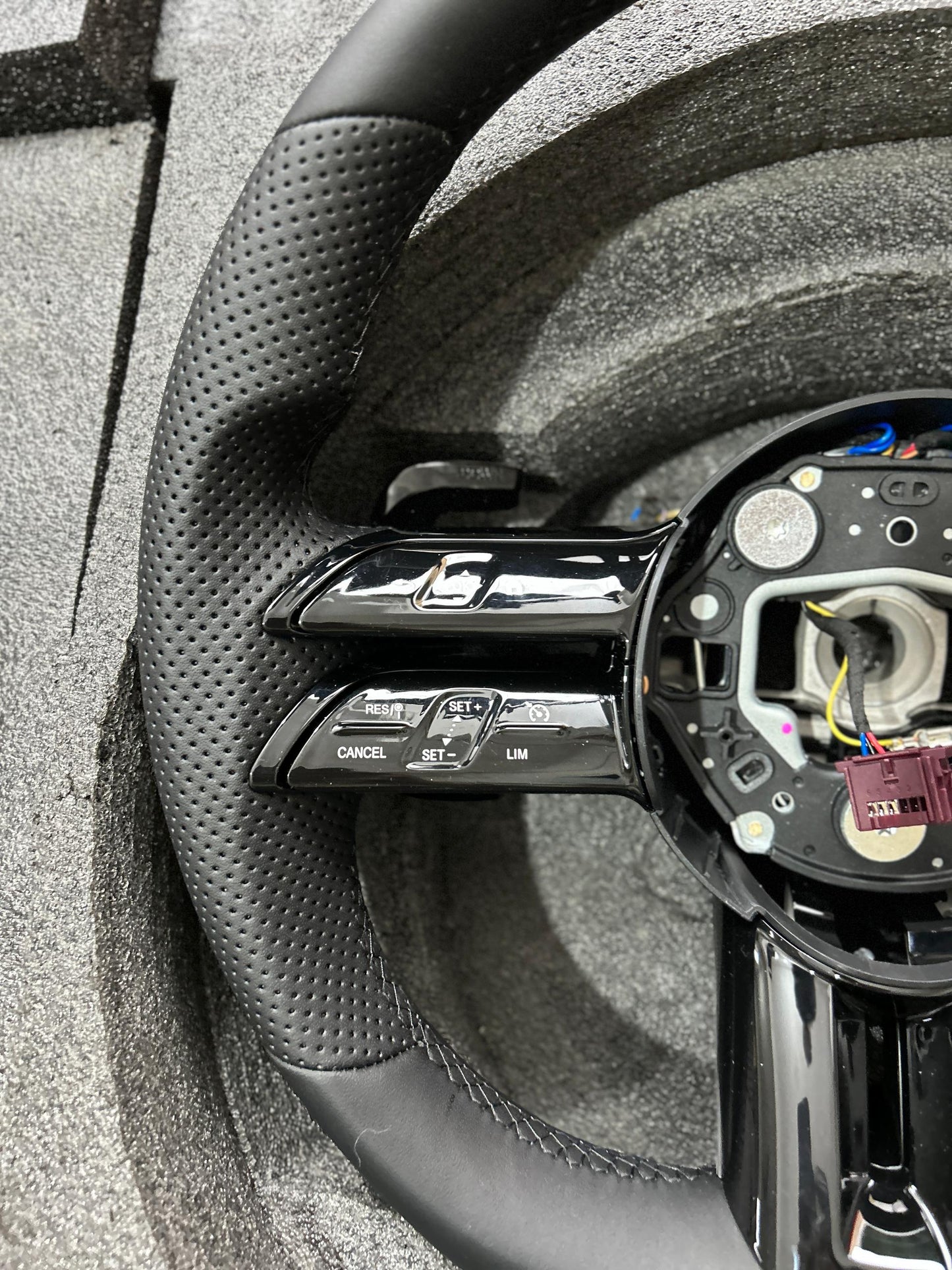 Mercedes-Benz Custom AMG Leather Flat Bottom Steering Wheel image 1