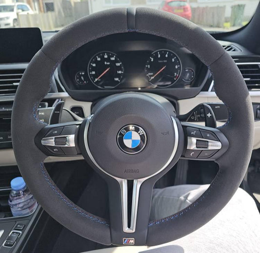 BMW Custom Alcantara Steering Wheel M Performance Edition F-Series image 0