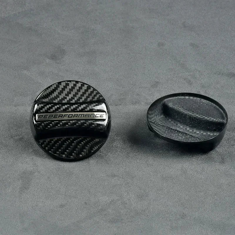 Twill Carbon Fibre Fuel Tank Cap For BMW image 1