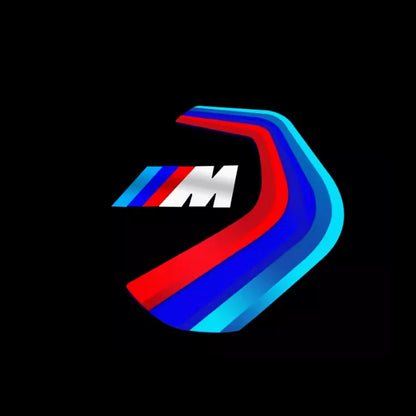 BMW M Power Track LED Projection Car Door Puddle 2 Lights image 2