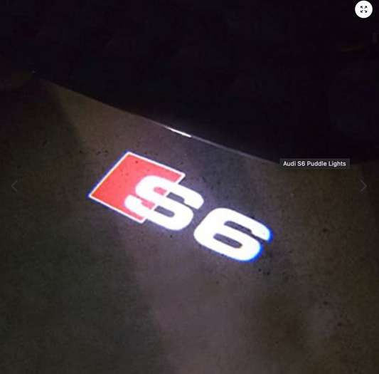 Audi S6 LED Car Door Projection Puddle 2 Lights image 0