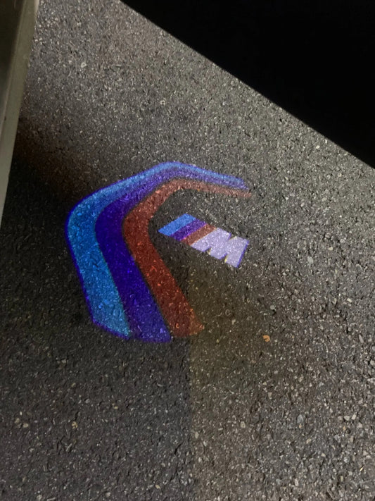 BMW M Power Track LED Projection Car Door Puddle 4 Lights image 0