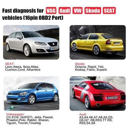 ANCEL VD500 OBD2 Scanner Code Reader ABS SRS EPB Oil Diagnostic Tool image 7