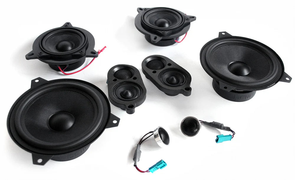 Bavsound Stage One Speaker Upgrade for E46 Convertible with Harman Kardon image 0