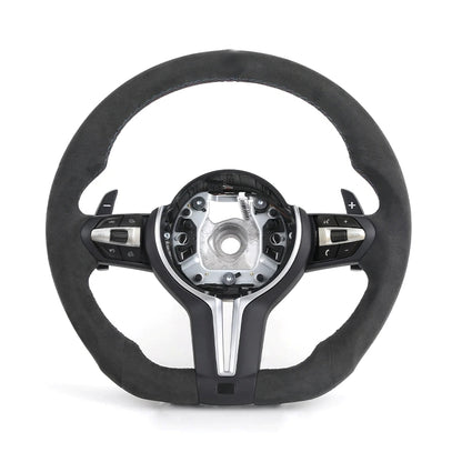 BMW Custom Alcantara Steering Wheel M Performance Edition Flat Bottom F-Series image 1