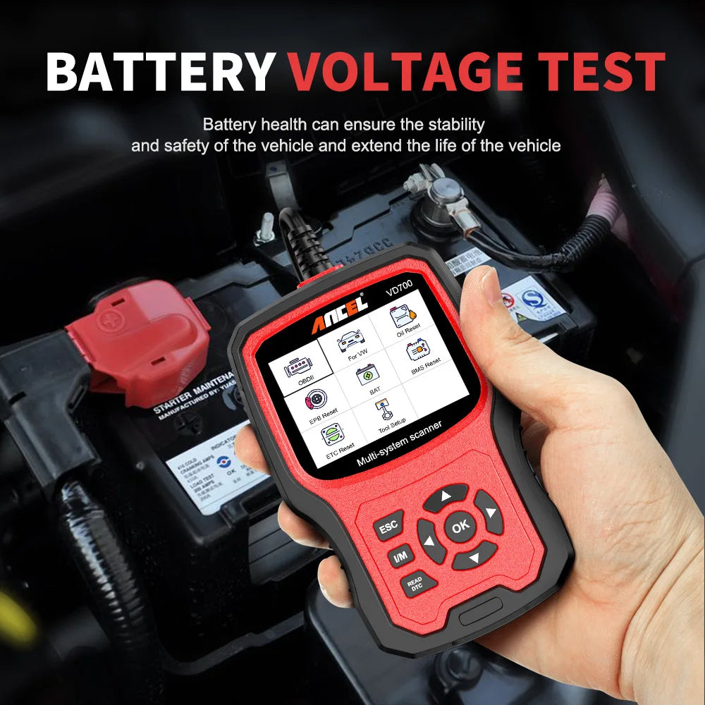 ANCEL VD700 Car OBD2 Scanner Fault Code Reader Diagnostic Tool image 5