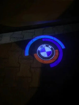 BMW 50th Anniversary LED Projection Car Door Puddle 2 Lights