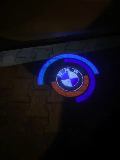 BMW 50th Anniversary LED Projection Car Door Puddle 2 Lights image 0