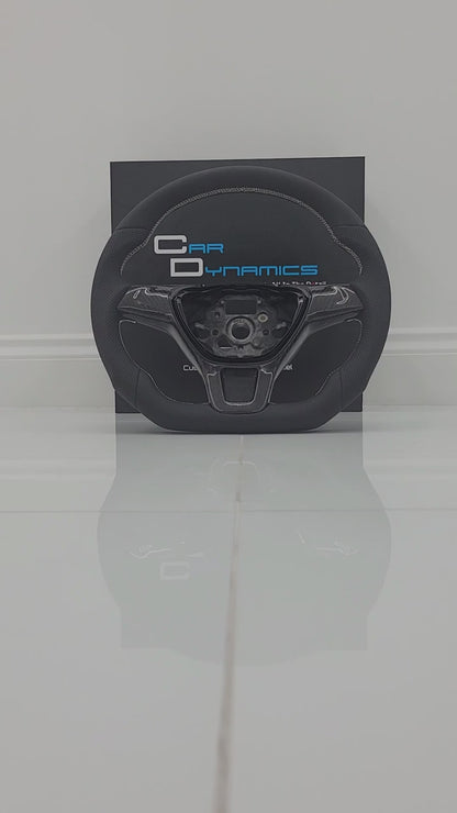 Volkswagen T6 Carbon & Leather Steering Wheel | Porsche Edition