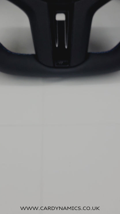 BMW G-Series Leather Steering Wheel | Gloss Black Edition