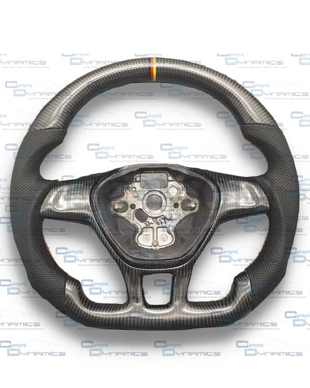 Volkswagen T6 Custom Carbon Fibre Flat Bottom Steering Wheel Transporter