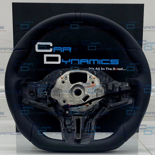 BMW G Series Leather Steering Wheel | Piano Black Edition